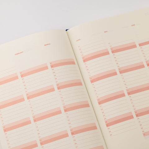 2025 Daily Diary Dot Grid A5